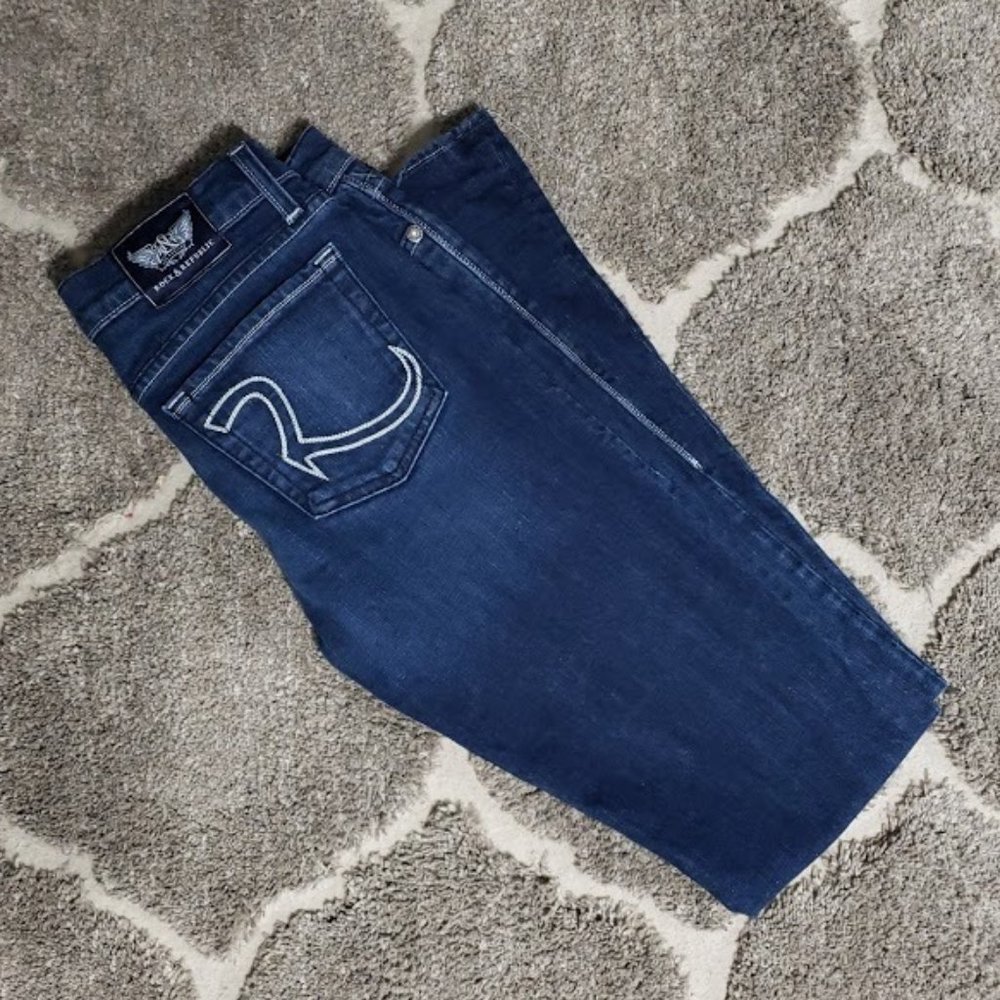 Rock & Republic Kasandra Low Rise Boot Cut Jeans 2